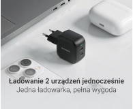 Silver Monkey Ładowarka GaN Smart Duo 48W PD Czarna - 1417247 - zdjęcie 2